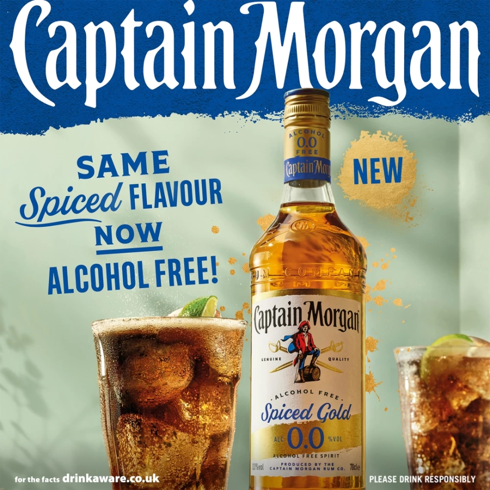 Captain Morgan Alcohol Free Spiced Gold